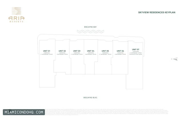 Aria Reserve floor plan Unit 01
