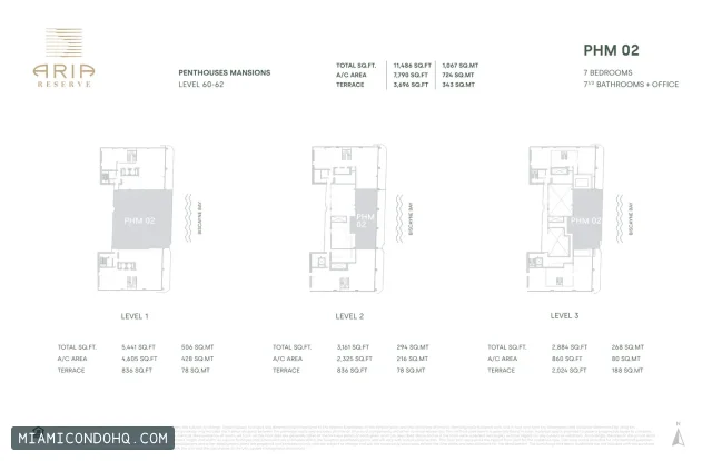 Aria Reserve floor plan 7 bedrooms