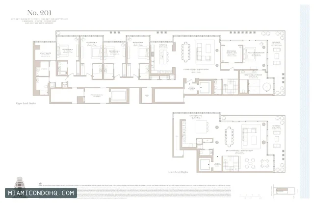 Arte Surfside floor plan