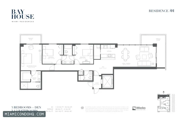 Bay House Tower floor plan