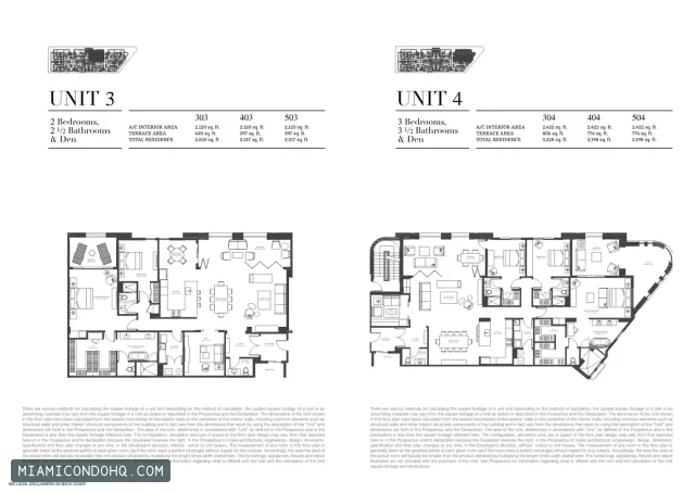 Biltmore Parc floor plan Unit 3