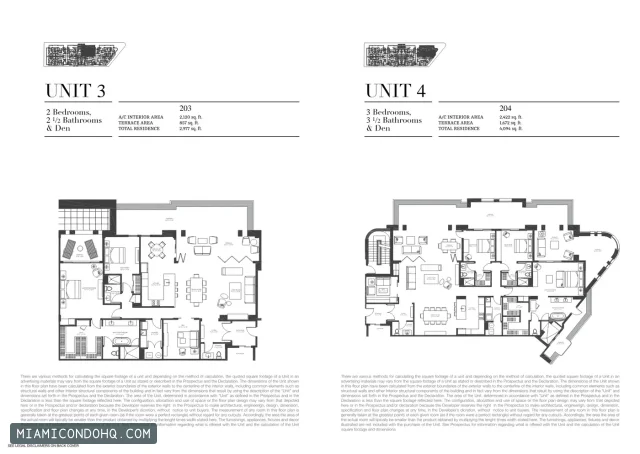 Biltmore Parc floor plan Unit 3