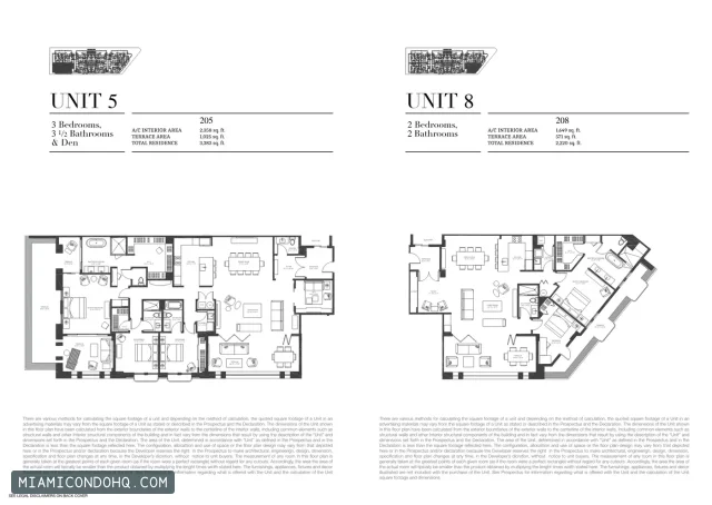 Biltmore Parc floor plan Unit 5