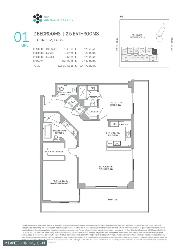 Brickell City Centre – Rise floor plan