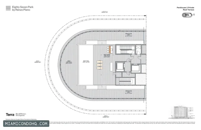 Eighty Seven Park floor plan Penthouse 2