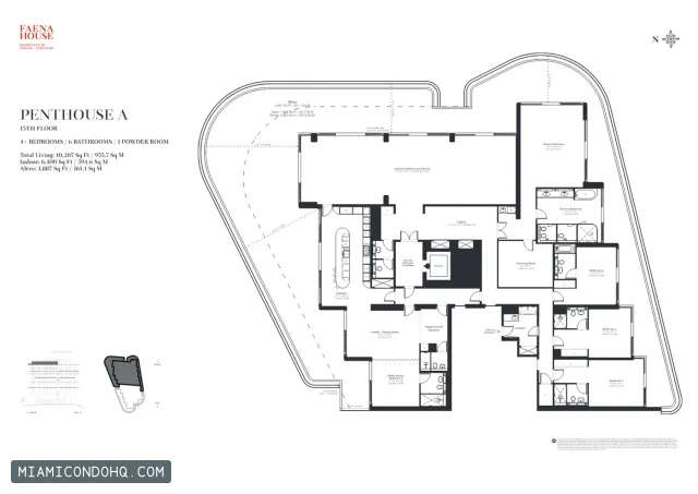 Faena House floor plan Floor plan 5