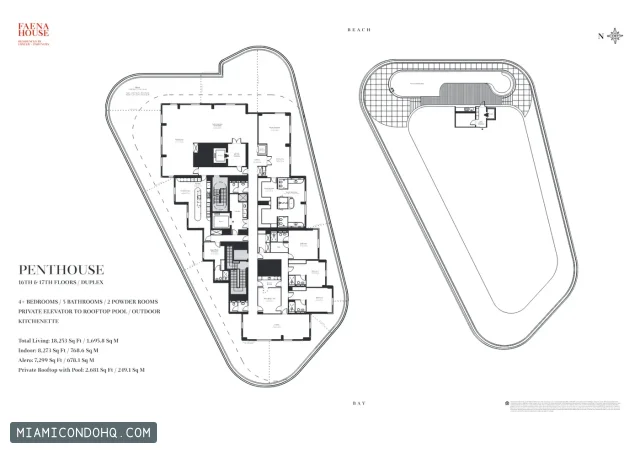 Faena House floor plan Floor plan 7