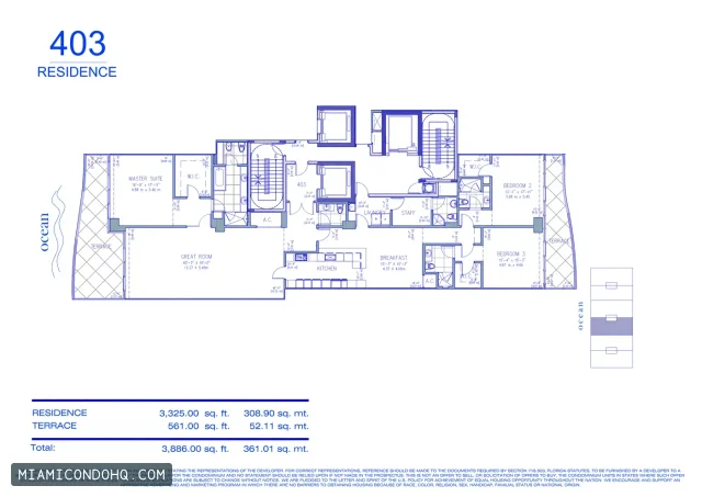 Fendi Chateau Residences floor plan Floor plan 14