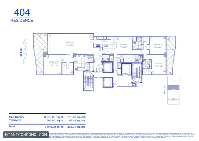 Fendi Chateau Residences floor plan Floor plan 15