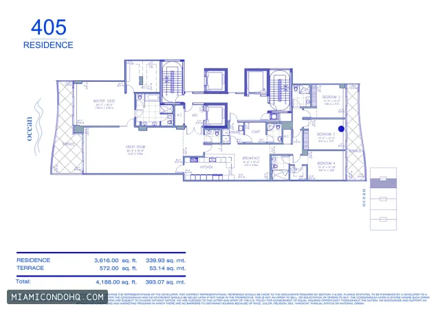 Fendi Chateau Residences floor plan Floor plan 16