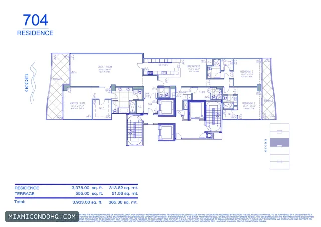 Fendi Chateau Residences floor plan Floor plan 33