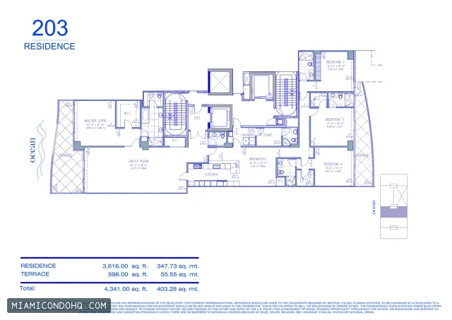 Fendi Chateau Residences floor plan Floor plan 3