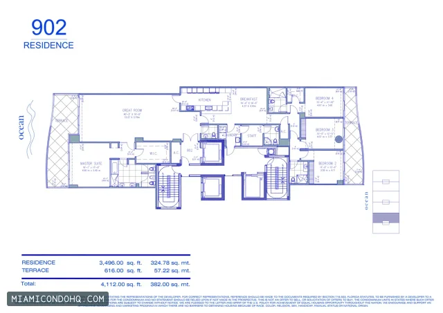 Fendi Chateau Residences floor plan Floor plan 43