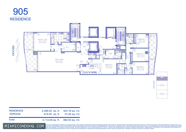 Fendi Chateau Residences floor plan Floor plan 46