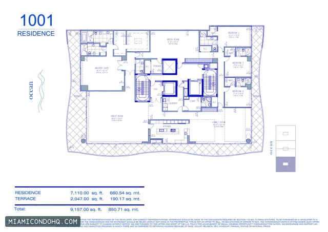 Fendi Chateau Residences floor plan Floor plan 48