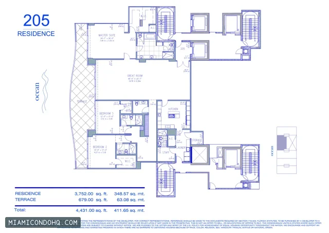 Fendi Chateau Residences floor plan Floor plan 4