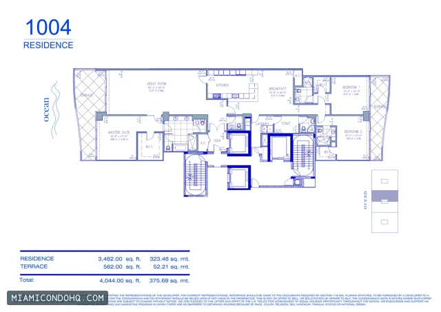 Fendi Chateau Residences floor plan Floor plan 50
