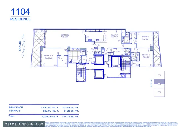 Fendi Chateau Residences floor plan Floor plan 54