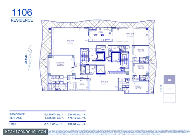 Fendi Chateau Residences floor plan Floor plan 55