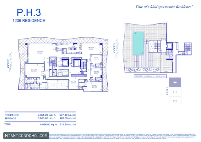Fendi Chateau Residences floor plan Floor plan 58