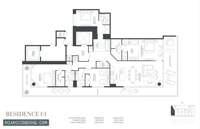 Gran Paraiso floor plan