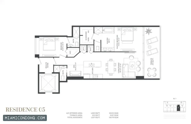 Gran Paraiso floor plan Residence 05