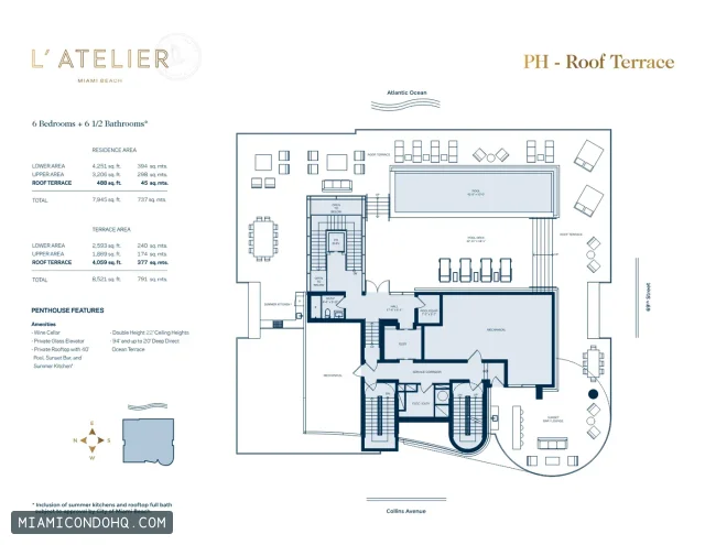 L'Atelier Condominium floor plan 6 bedrooms
