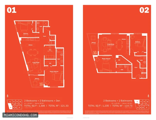 MyBrickell floor plan