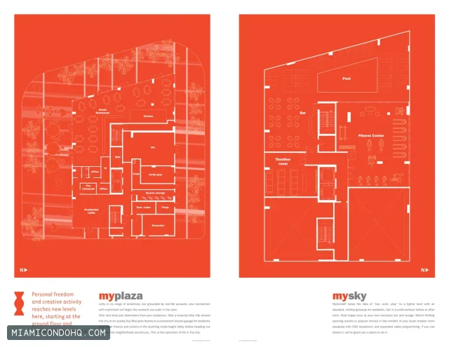 MyBrickell floor plan Floor plan 4
