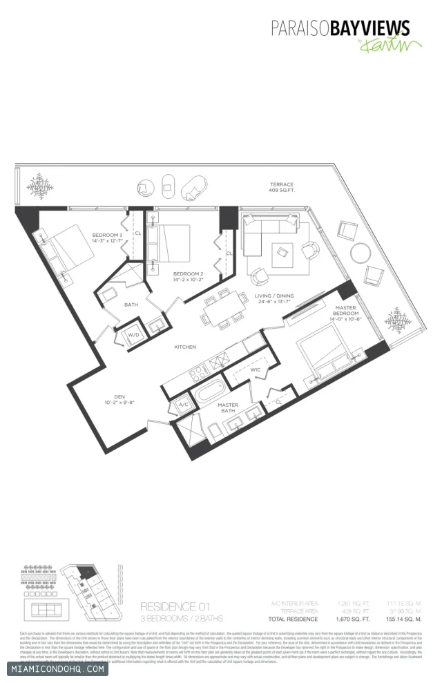 Paraiso Bayviews floor plan