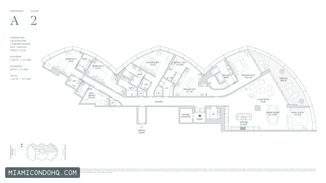 Rivage Bal Harbour floor plan