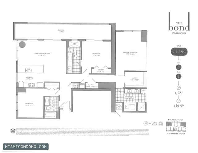 The Bond on Brickell floor plan Floor plan 10