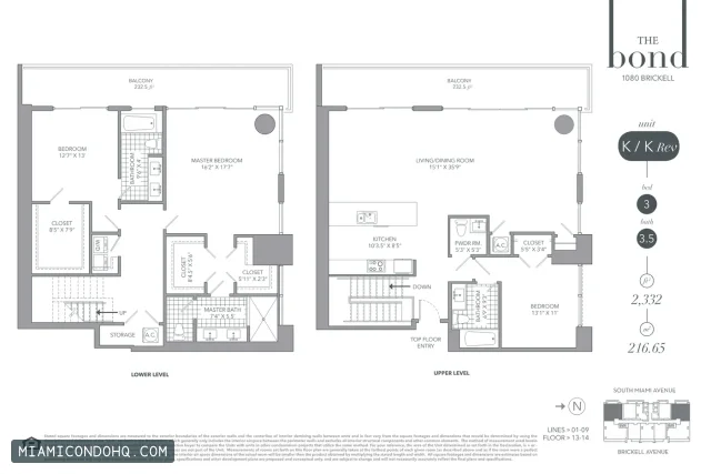 The Bond on Brickell floor plan Floor plan 11