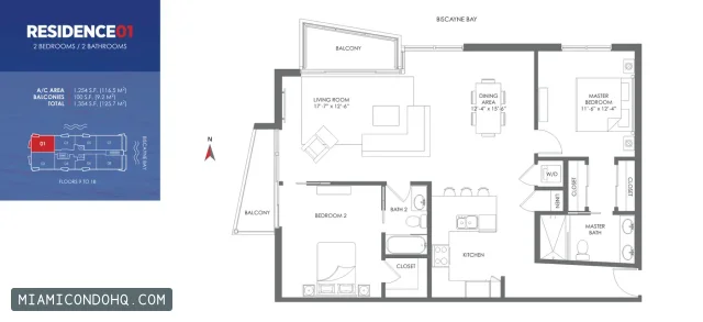 The Crimson floor plan
