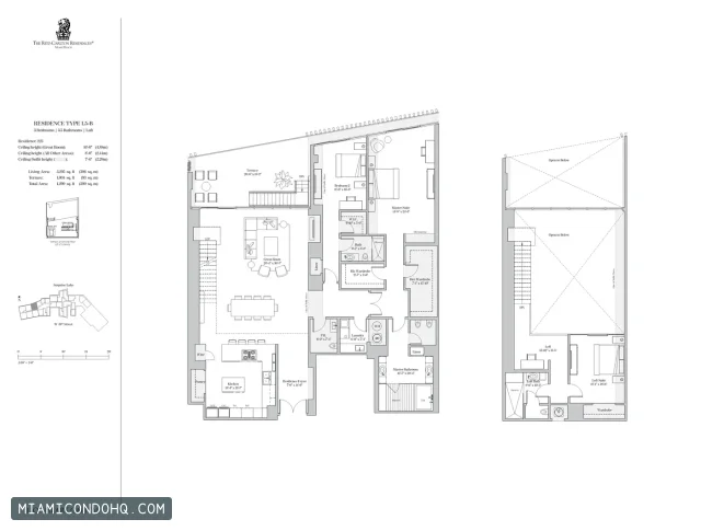 The Ritz-Carlton Residences, Miami Beach floor plan Type L5