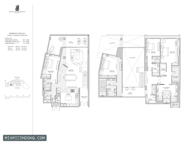 The Ritz-Carlton Residences, Miami Beach floor plan Residence 217