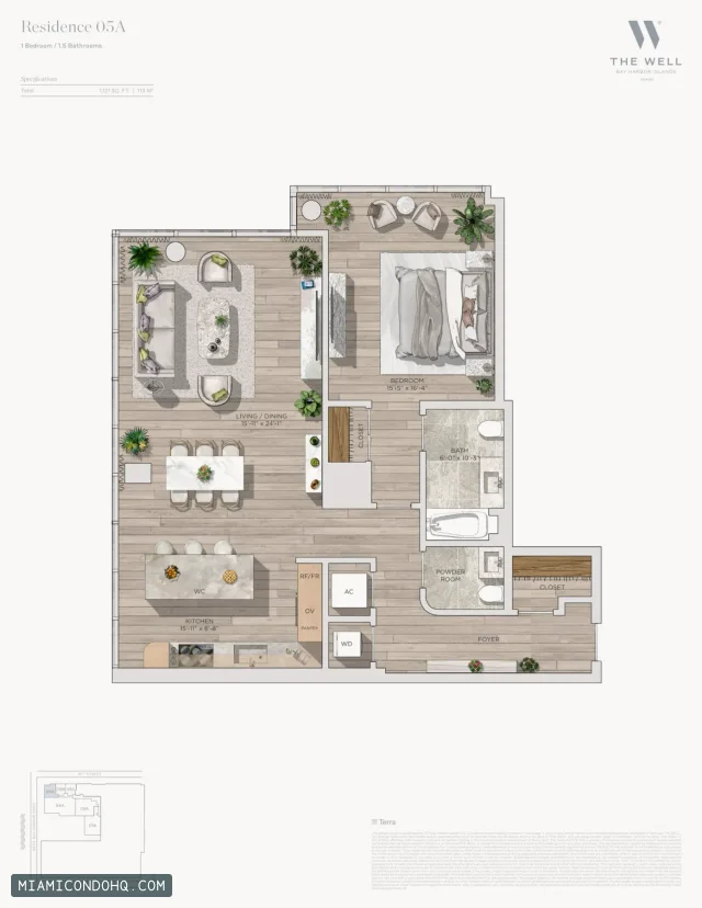 THE WELL Bay Harbor floor plan Floor plan 2