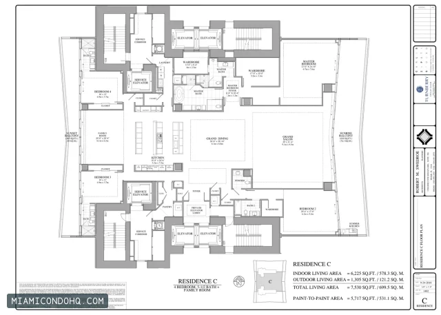 Turnberry Ocean Club Residences floor plan Floor plan 12